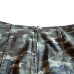 Free People  Camo Print Mini Skirt Casual Streetwear Fall Cotton Size 8 Women's Photo 5