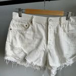 Free People ✨SALE Spring White Loving Good Vibrations Cutoff Shorts Sz 31 NWT Photo 4