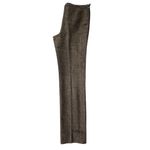 AEFFE Spa Narcisco Rodriguez Wool/Cotton Brown Tweed Pants Flat Front Sz 8 Photo 4