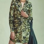 Pilcro  Ruched Corduroy Shirt Dress Size 0 Photo 0