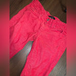 Isabel Marant  LOW RISE U TURN Red corduroy skinny pants fall 300$ casual boho Photo 3