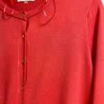 Calvin Klein button down cardigan size large, watermelon π color Photo 5