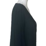 La Blanca  Swim Coverup Black Gauze Lace Embroidery V-neck Women’s Size Large Photo 6