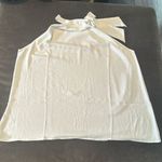 Women’s White Halter Neck Casual Loose Top Blouse Side Bow Tie Size 3XL NWT Photo 4
