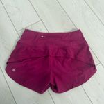 Lululemon Speed Up 2.5” Shorts Raspberry Coulis Photo 3