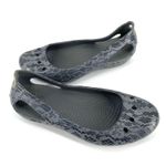 Crocs Kadee Ballet Flat Slip On Shoes Snake Print Casual Sandals Photo 1