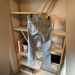 Paige  light blue straight leg skinny jeans. Photo 1