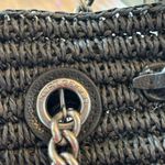 Kurt Geiger  Chelsea raffia Tote Bag with matted gun metal strap Photo 9