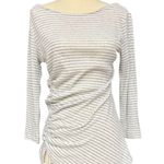 William Rast Noa Striped Knit Top with Drawstring Side – Size M, NWT Soft Casual Photo 2
