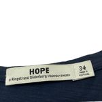 Hope by Ringstrand Soderberg Navy Blue V Tee Short Sleeve T Shirt Size FR34 US 2 Photo 6