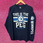 Urban Outfitters Winnipeg Jets This Is The Peg NHL Team Logo Long Sleeve L Photo 0