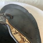 Coach : Black & Tan Janey (A8657) Signature C Sandals- 7- flaws Photo 12