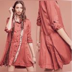 Anthropologie  / Holding Horses | Mariana Mini Shirt Dress Mauve, Sz 8 Photo 2