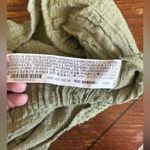 ZARA green short sleeve ruffled mini dress size M 5598/031/500/M 65% cotton Photo 3