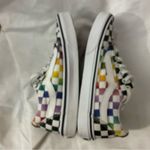 Vans Van Ward Rainbow Checkerboard Low Top Lace Up Sneaker 6.5 Skater Retro Casual Photo 4