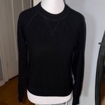 Quince  100% Mongolian  Cashmere Women's Black Crew Neck Sweater Photo 2