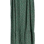 Kaileigh Kaleigh Malia Maternity Ruffle Sleeve Maxi Dress in Teal Green Floral size 2X Photo 8