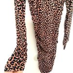Likely NWT Leopard Print Bali Sheath Long Sleeve Ruched Mock Neck Dress Sz 4 Photo 11
