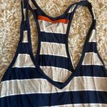 Feel the Piece  Navy & Cream Stripe Racerback Dress Photo 1