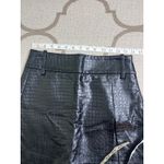 ZARA  High Waisted Faux Leather Shorts Skort Front Slit, size medium Photo 5