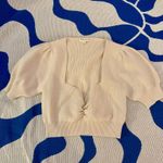 For Love & Lemons cropped sweater with sweetheart neckline Photo 0