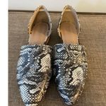 Catherine Malandrino  “Alaney” Snakeskin D’Orsay Shoes Women's 9 Leather Flats Photo 2