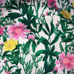 Talbots RSVP Floral Pants Stretch Cotton New Size 6 Tapered Side Zip Brunch Photo 3