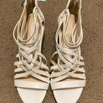 Andrew Geller New‎ NWT  Amonna White Strappy Heels Open Toe Size 8 Photo 1