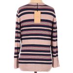 Halogen Nordstrom Stripe Crewneck Cardigan Sweater M Photo 3