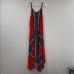 Nanette Lepore  Red and Black Maxi Dress Photo 5