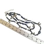 Lapis Lazuli & Freshwater Pearl Double Strand Necklace Blue Photo 7
