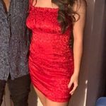 Beginning Boutique  Leopard Print Mini Satin Dress Photo 1