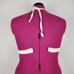 New Crochet Halter Top Bralette in Cream Cotton Scalloped Edge Handmade Size M Photo 10