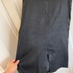 Quince  black stretch leather pencil skirt size 16 Photo 1