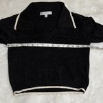 Adyson Parker Black Speckled Knit Sweater Top | size small Photo 5