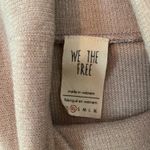 We The Free  Cream Tan Shimmer Turtleneck Mockneck Sweater Pullover Women size XS Photo 3