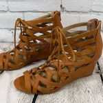 Charming Charlie Lace-Up Faux Leather
Gladiator Sandals Size 8 Photo 1