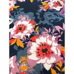 Cable & Gauge Floral Print Rayon Nylon Blend Long Sleeve Sweater M Photo 8