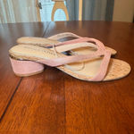 Donald Pliner‎ NEW Mida Strappy Thong Sandals Heels Pink Size 7.5 Photo 3