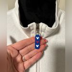 Disney Mickey Mouse White Terry Cloth Zip Up Jacket size Small Photo 1