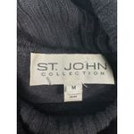 St. John Collection 100% Cashmere Black Turtleneck Sweater Women's Size Medium Photo 2