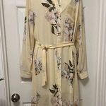 Leith  Pale Yellow Floral Maxi Dress Photo 0