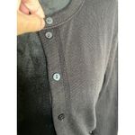 Ellen Tracy Front Button Long Sleeve Cardigan Sweater Womens Black Size Med Photo 6