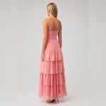 Likely ‎ Athena Tiered Maxi Dress Pink and Purple Size 8 Photo 2