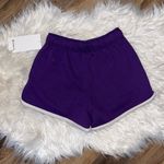 Lululemon  BNWT Scuba Mid-Rise Oversized Short 3" Trim College Purple/Light Ivory Photo 7