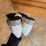 Jeffrey Campbell Valenti Patent Leather white rhinestone bow embellished heels Photo 4