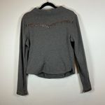 Stetson Gray Moto Jacket Studded Western Style Womens Size Medium Photo 7