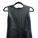 Spanx  Leather-Like Combo Sheath Dress In Luxe Black Photo 4