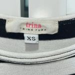 Trina Turk  xs dress sleeveless black white striped dress stretchy dress neutral Photo 3