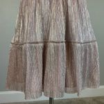 XScape Sleeveless Fit and Flare Mini Cocktail Dress Metallic Pink Size 12 Photo 6